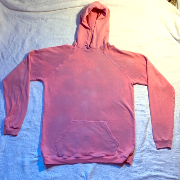 American Apparel Other - American Apparel Pink Hoodie Acid wash